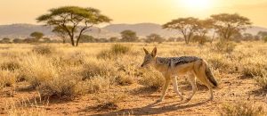 black-backed jackal