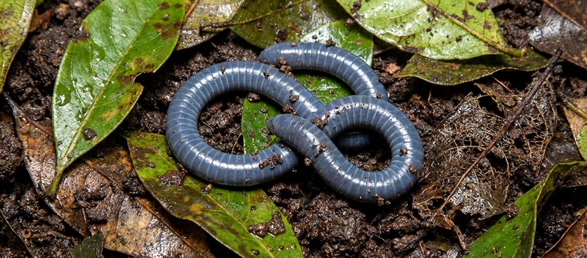 Taita African caecilian