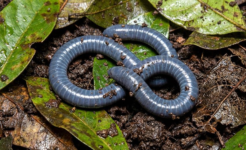Taita African caecilian