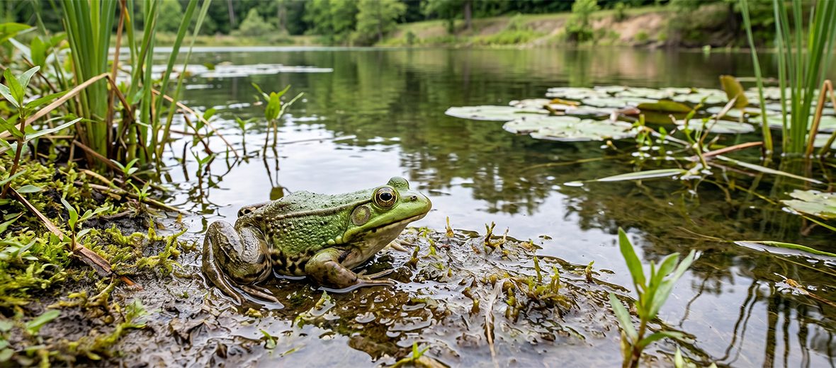 green frog