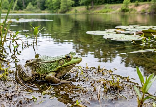 green frog