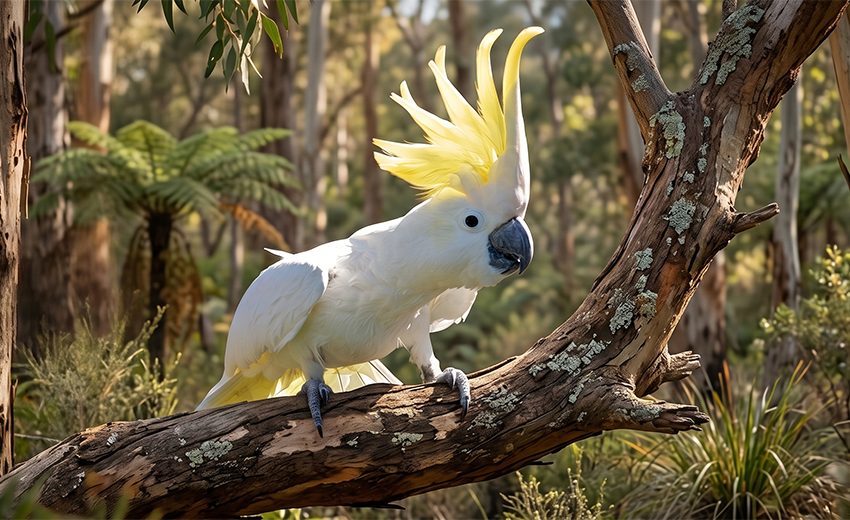 sulfur-crested cockatoo