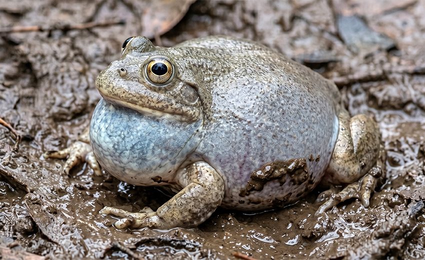 water-holding frog