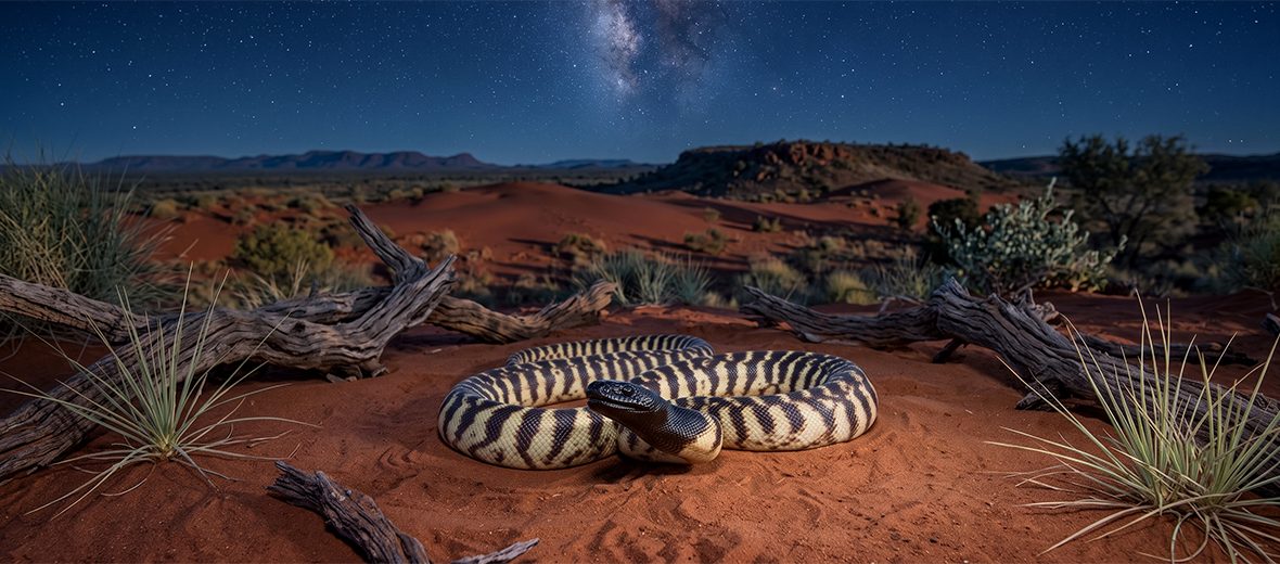 black-headed python