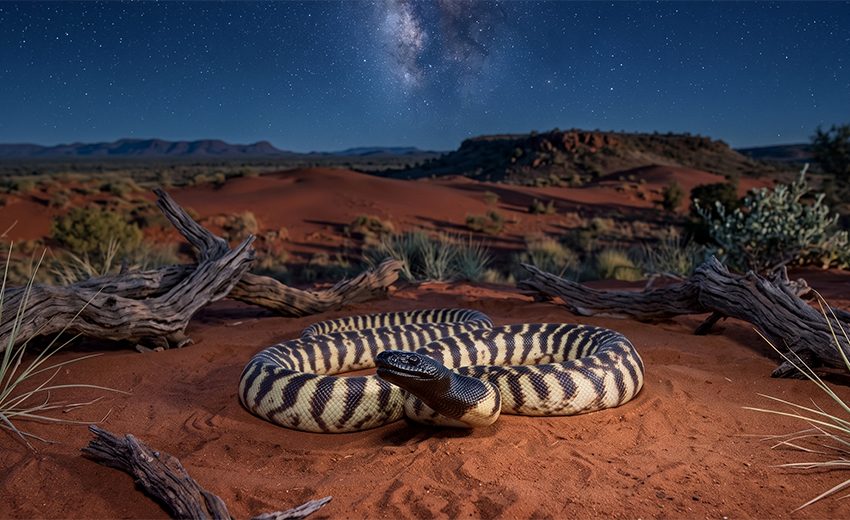 black-headed python