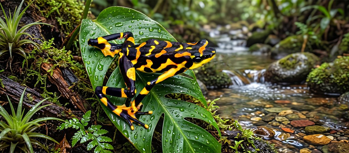Costa Rican variable harlequin toad