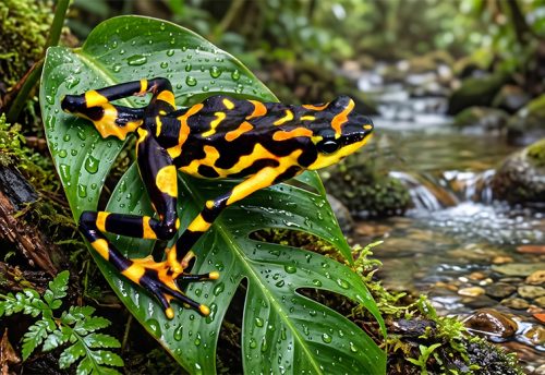 Costa Rican variable harlequin toad
