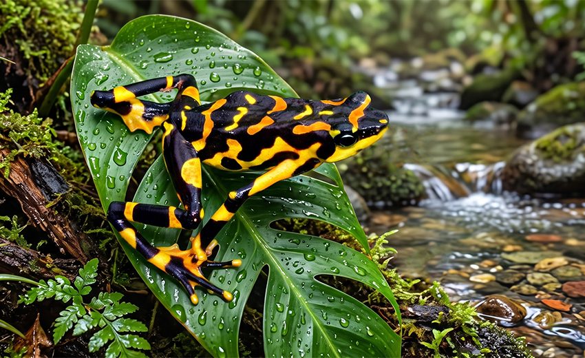 Costa Rican variable harlequin toad