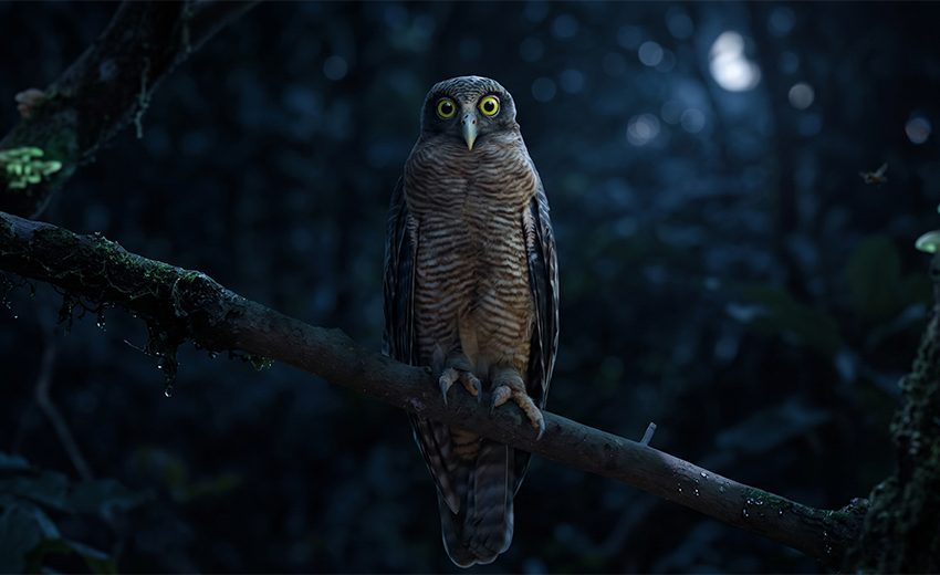 rufous owl