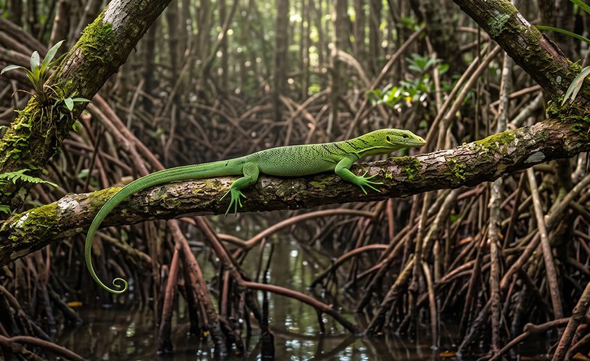 emerald tree monitor