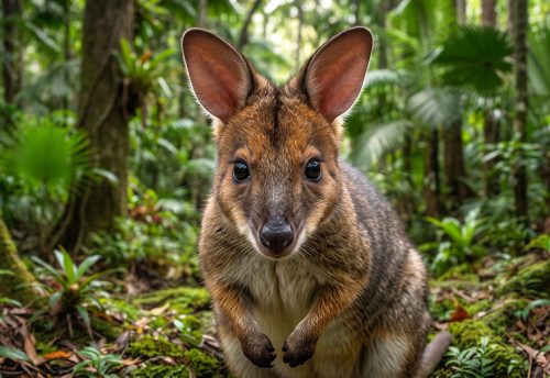 red-legged pademelon
