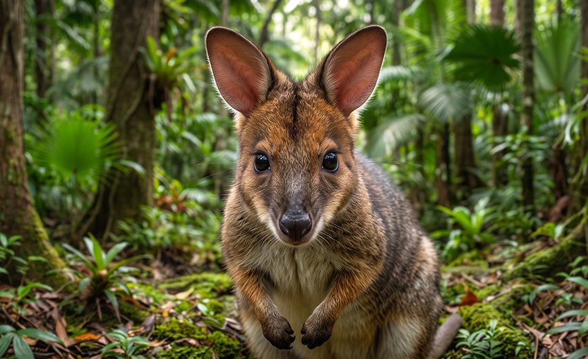 red-legged pademelon